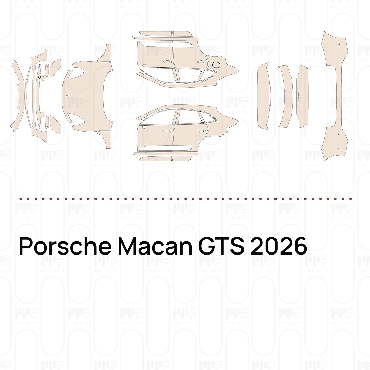 Voorgesneden PPF Porsche Macan GTS 2026