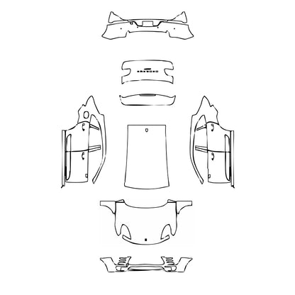 Pre-Cut PPF Porsche Macan Macan 2018 - PPF-Kits