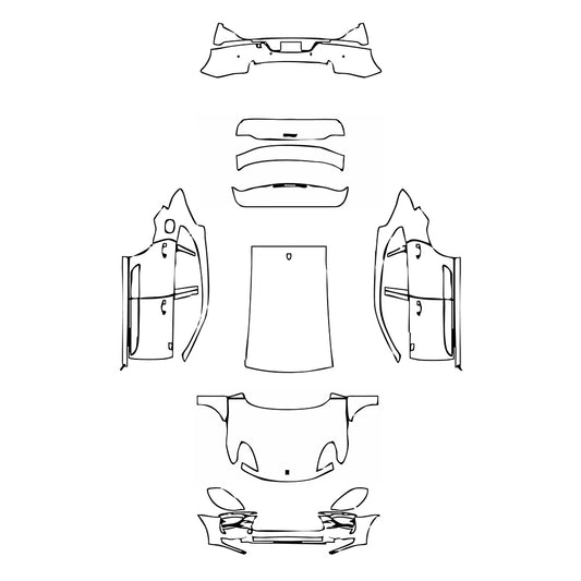 Pre-Cut PPF Porsche Macan Macan 2019 - PPF-Kits