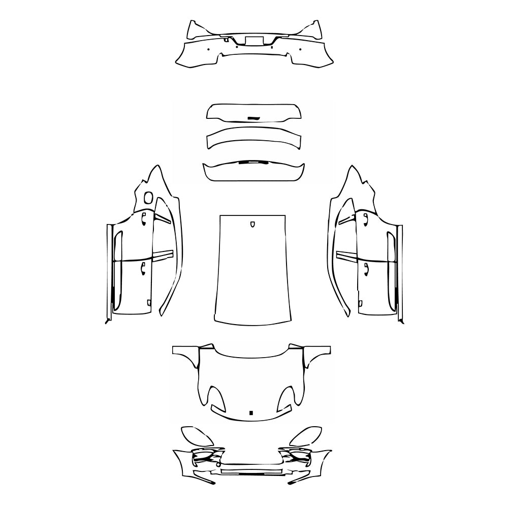 Pre-Cut PPF Porsche Macan Macan 2020 - PPF-Kits