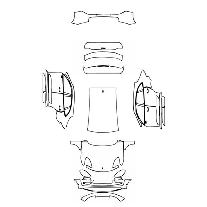 Pre-Cut PPF Porsche Macan Macan 2024 - PPF-Kits
