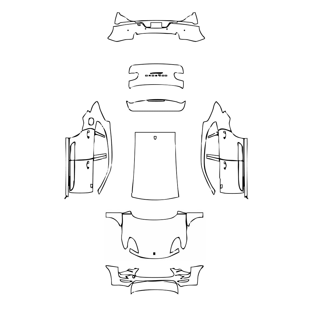 Pre-Cut PPF Porsche Macan Macan GTS 2017 - PPF-Kits