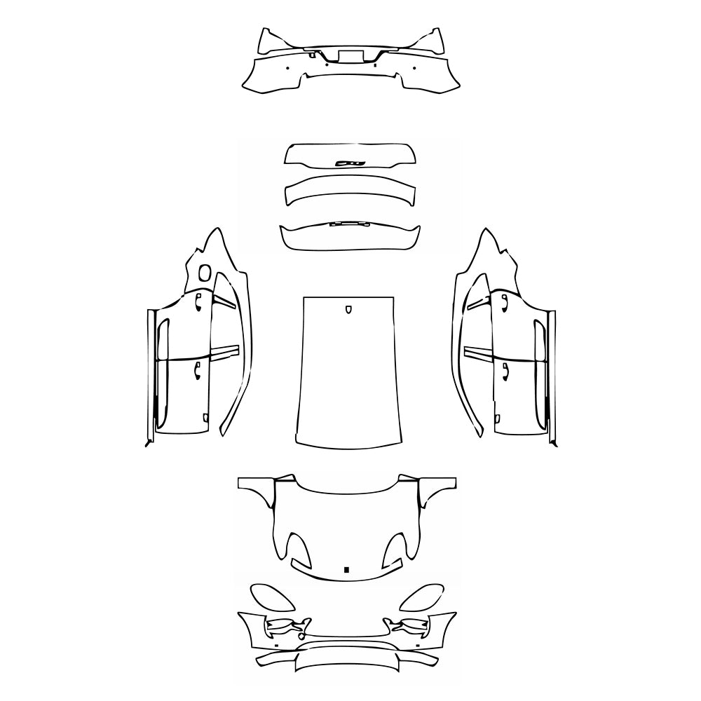 Pre-Cut PPF Porsche Macan Macan GTS 2020 - PPF-Kits