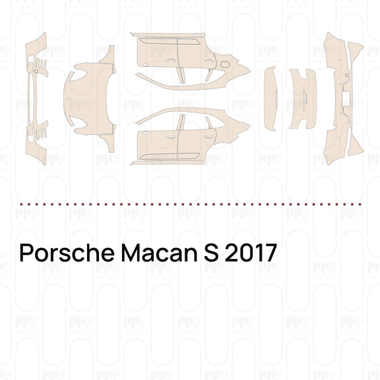 Voorgesneden PPF Porsche Macan S 2017