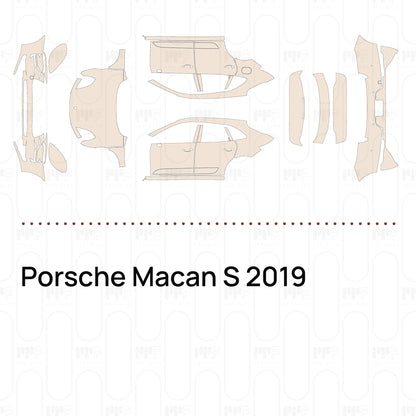 Voorgesneden PPF Porsche Macan S 2019