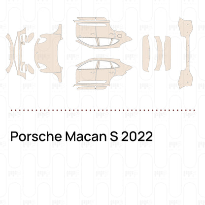 Voorgesneden PPF Porsche Macan S 2022