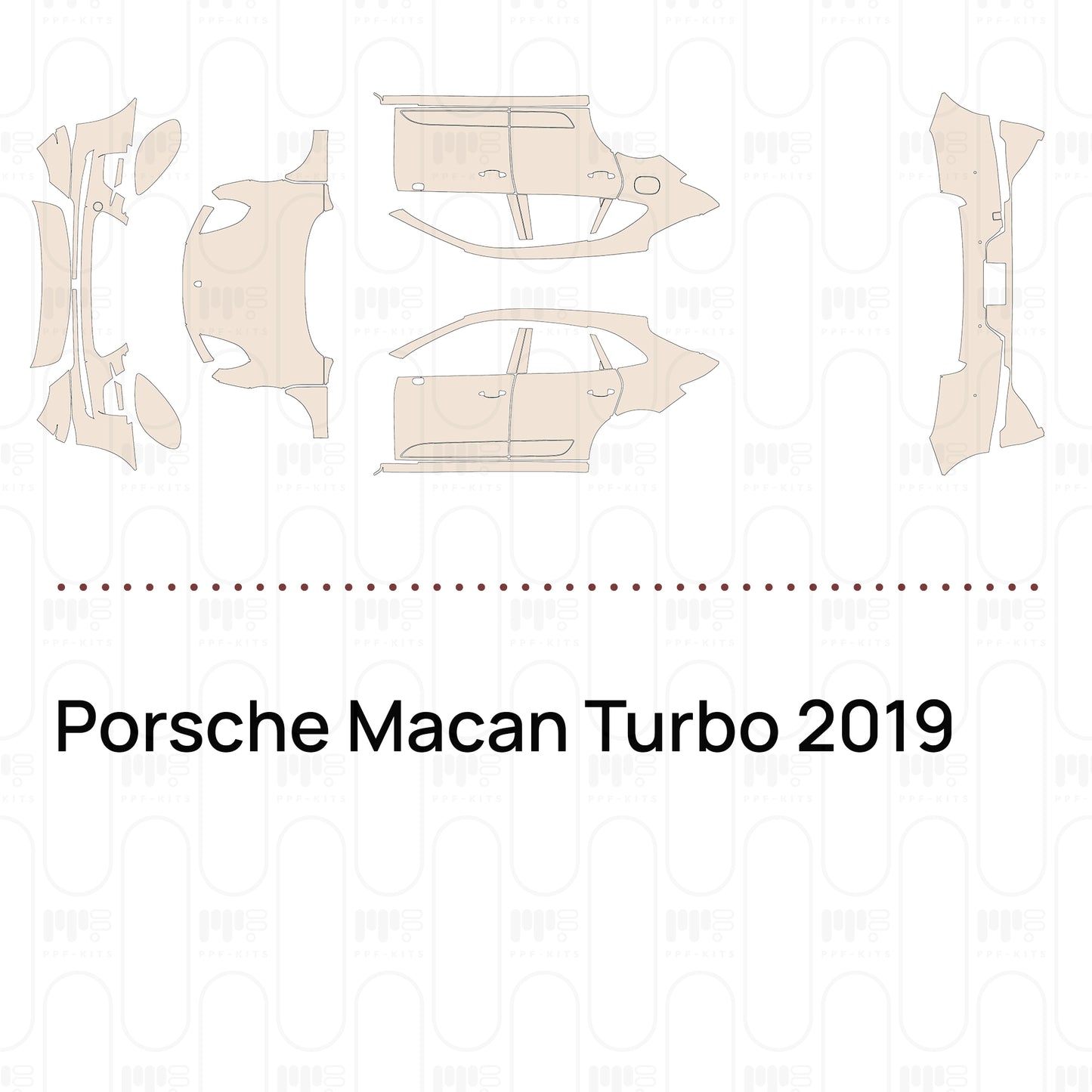 Voorgesneden PPF Porsche Macan Turbo 2019