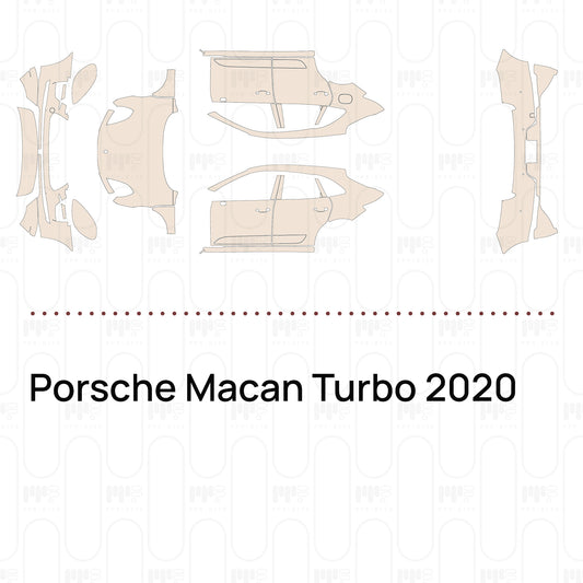 Voorgesneden PPF Porsche Macan Turbo 2020