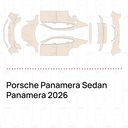 Voorgesneden PPF Porsche Panamera Sedan Panamera 2026