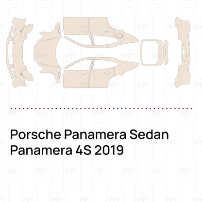 Voorgesneden PPF Porsche Panamera Sedan Panamera 4S 2019