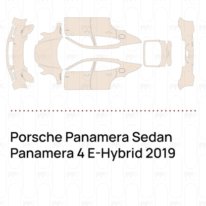 Voorgesneden PPF Porsche Panamera Sedan Panamera 4 E-Hybrid 2019