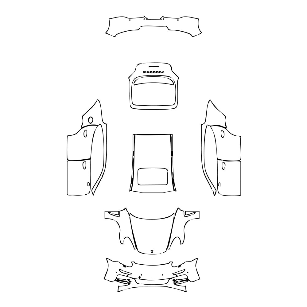 Pre-Cut PPF Porsche Panamera Sedan Panamera 4 Edition 2016 - PPF-Kits