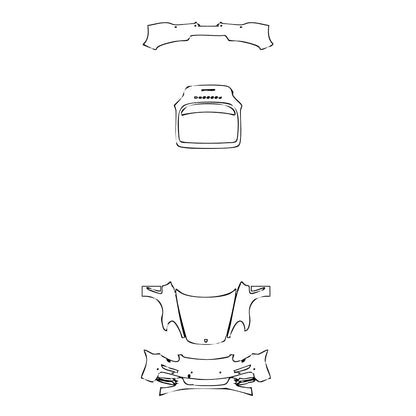 Pre-Cut PPF Porsche Panamera Sedan Panamera 4 Executive 2015 - PPF-Kits