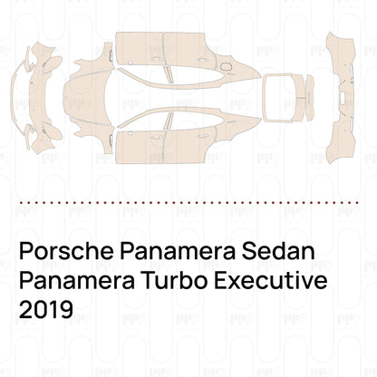 Voorgesneden PPF Porsche Panamera Sedan Panamera Turbo Executive 2019