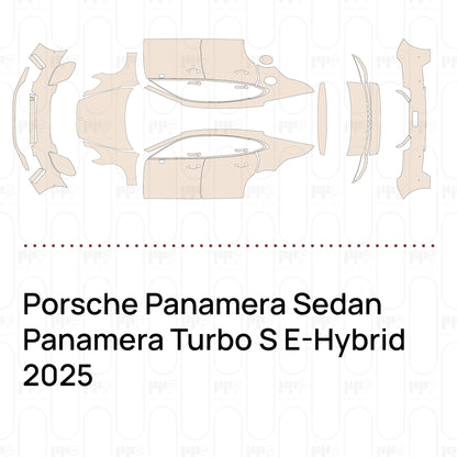 Voorgesneden PPF Porsche Panamera Sedan Panamera Turbo S E-Hybrid 2025
