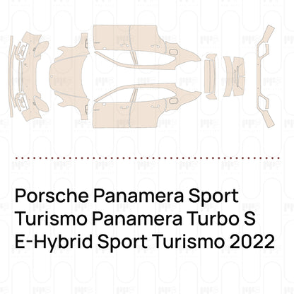 Voorgesneden PPF Porsche Panamera Sport Turismo Panamera Turbo S E-Hybrid Sport Turismo 2022