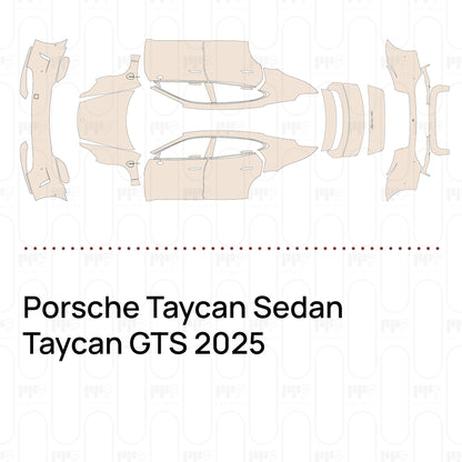 Voorgesneden PPF Porsche Taycan Sedan Taycan GTS 2025