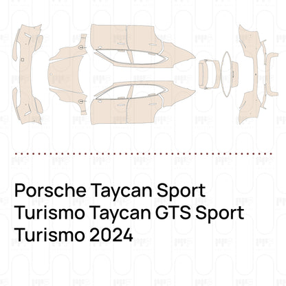 Voorgesneden PPF Porsche Taycan Sport Turismo Taycan GTS Sport Turismo 2024