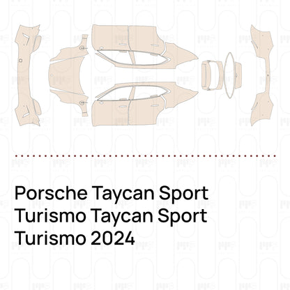 Voorgesneden PPF Porsche Taycan Sport Turismo Taycan Sport Turismo 2024
