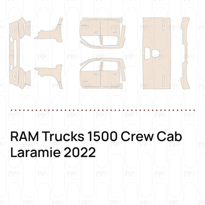 Voorgesneden PPF RAM Trucks 1500 Crew Cab Laramie 2022