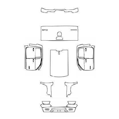 Pre-Cut PPF RAM Trucks 1500 Crew Cab Laramie 2023 - PPF-Kits