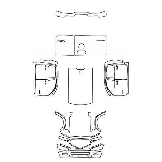 Pre-Cut PPF RAM Trucks 1500 Crew Cab Limited 2019 - PPF-Kits