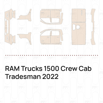 Voorgesneden PPF RAM Trucks 1500 Crew Cab Tradesman 2022