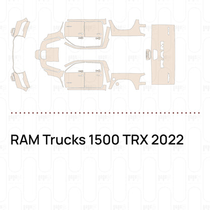 Voorgesneden PPF RAM Trucks 1500 TRX 2022