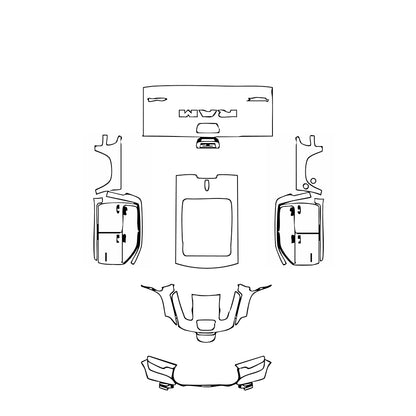 Pre-Cut PPF RAM Trucks 1500 TRX 2024 - PPF-Kits