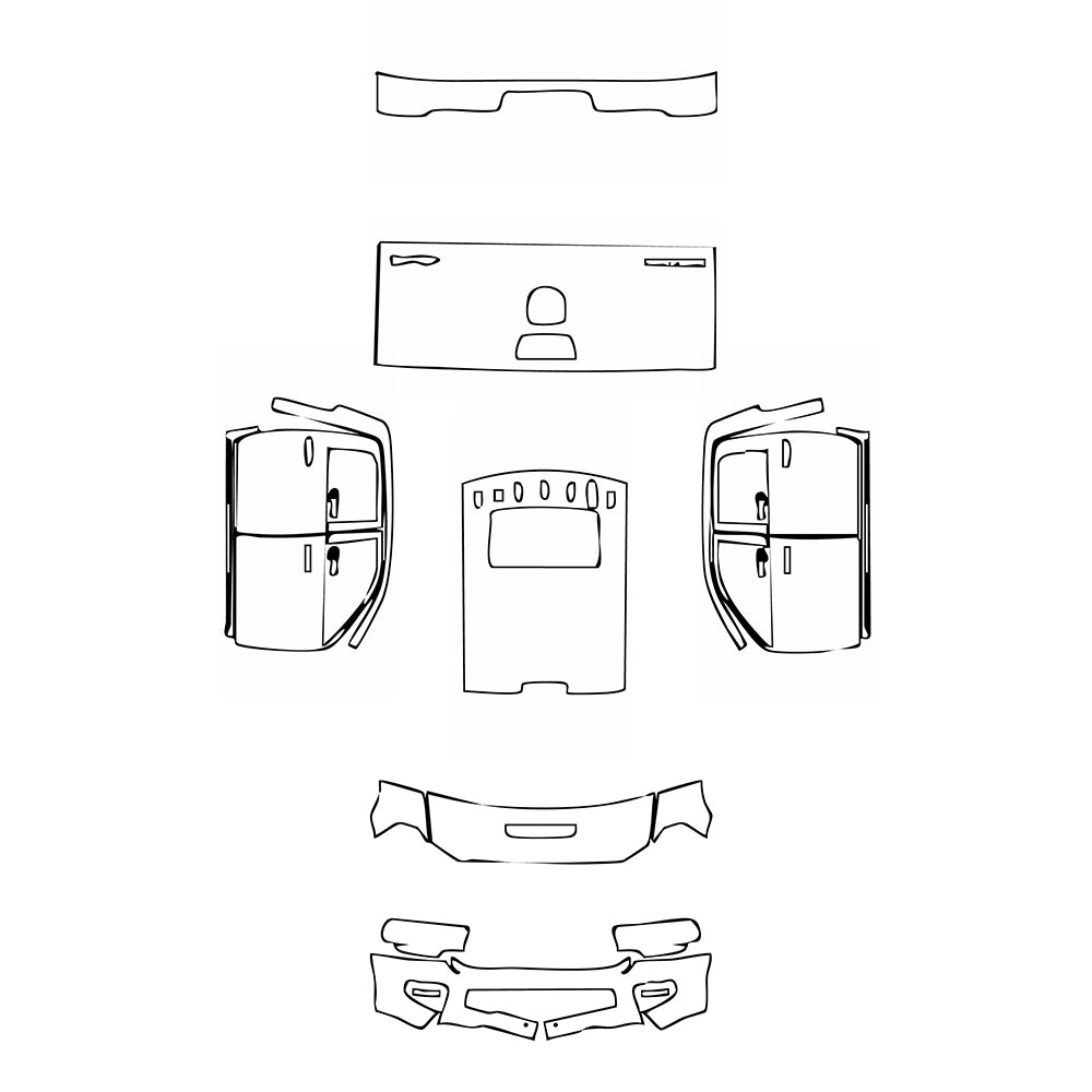 Pre-Cut PPF RAM Trucks 2500 Crew Cab Laramie 2022 - PPF-Kits