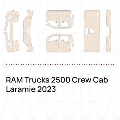 Voorgesneden PPF RAM Trucks 2500 Crew Cab Laramie 2023