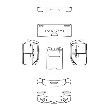 Pre-Cut PPF RAM Trucks 2500 Crew Cab Laramie 2025 - PPF-Kits