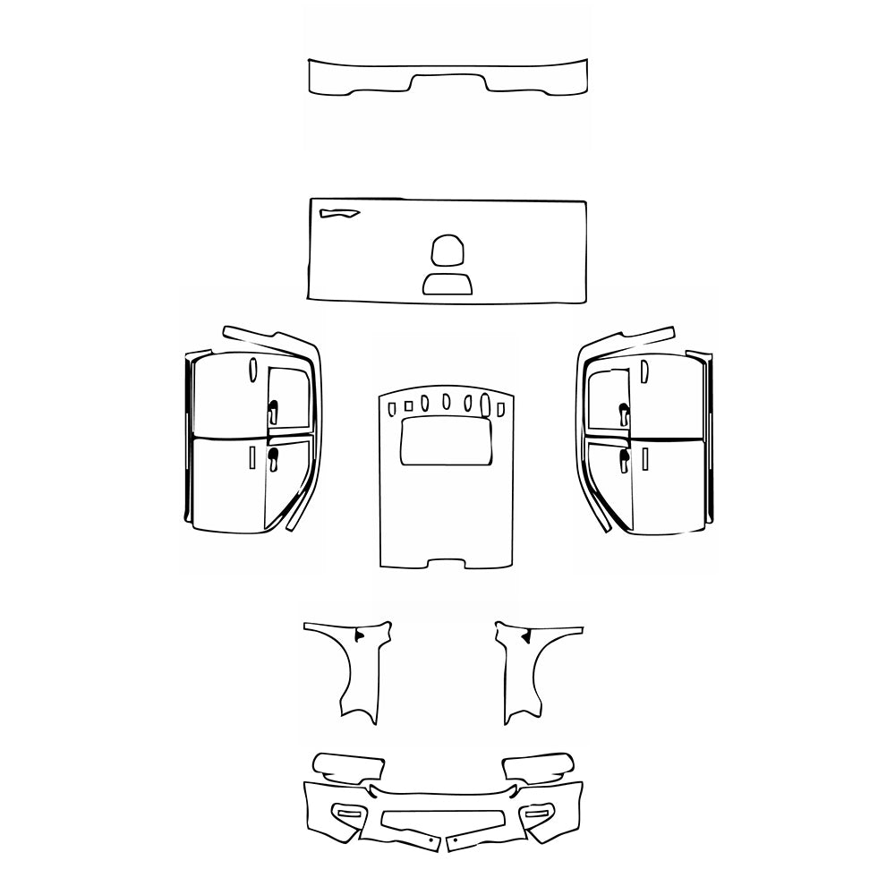 Pre-Cut PPF RAM Trucks 3500 Big Horn 2019 - PPF-Kits
