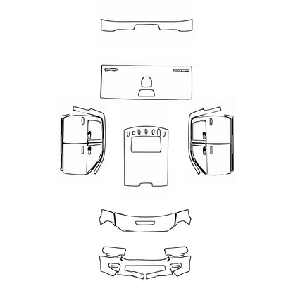 Pre-Cut PPF RAM Trucks 3500 Laramie 2024 - PPF-Kits