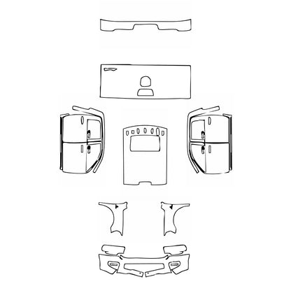 Pre-Cut PPF RAM Trucks 3500 Tradesman 2022 - PPF-Kits