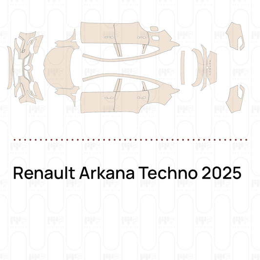 Voorgesneden PPF Renault Arkana Techno 2025