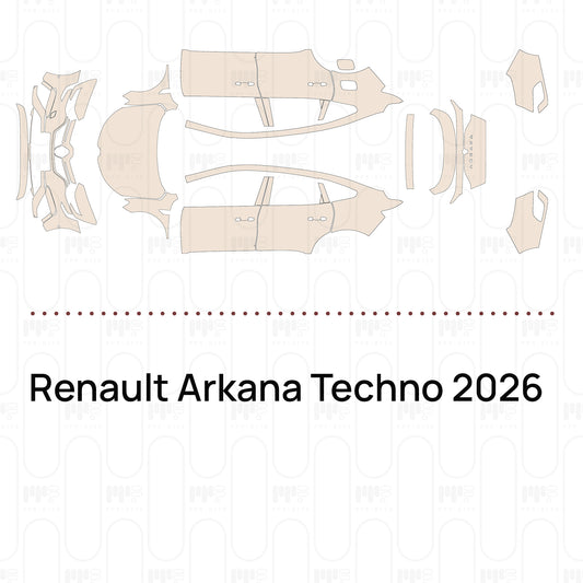 Voorgesneden PPF Renault Arkana Techno 2026