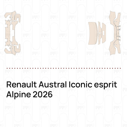 Voorgesneden PPF Renault Austral Iconic esprit Alpine 2026