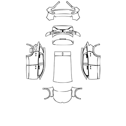 Pre-Cut PPF Renault Austral Techno 2025 - PPF-Kits