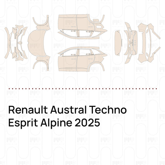 Voorgesneden PPF Renault Austral Techno Esprit Alpine 2025