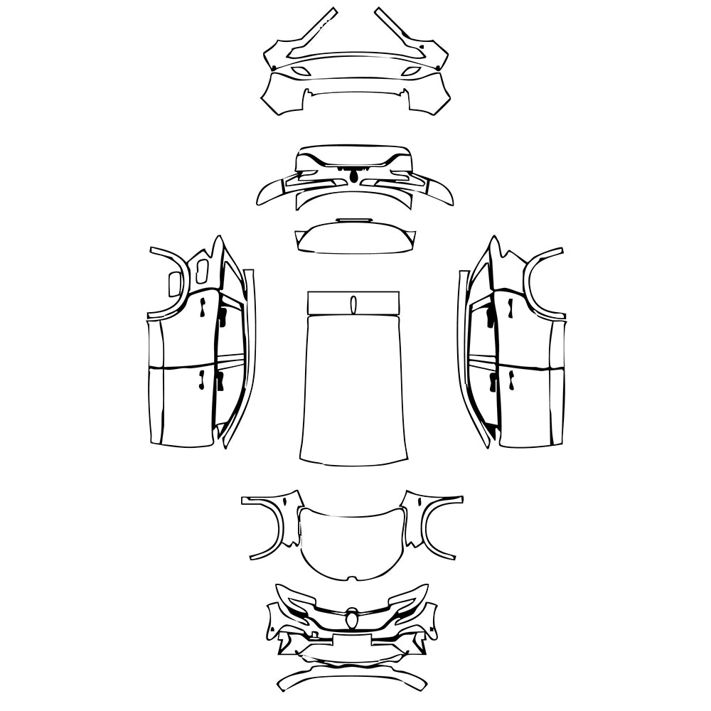 Pre-Cut PPF Renault Austral Techno esprit Alpine 2025 - PPF-Kits