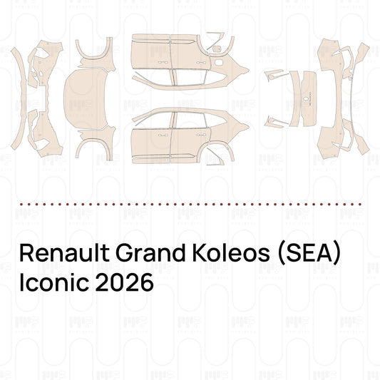 Voorgesneden PPF Renault Grand Koleos (SEA) Iconic 2026
