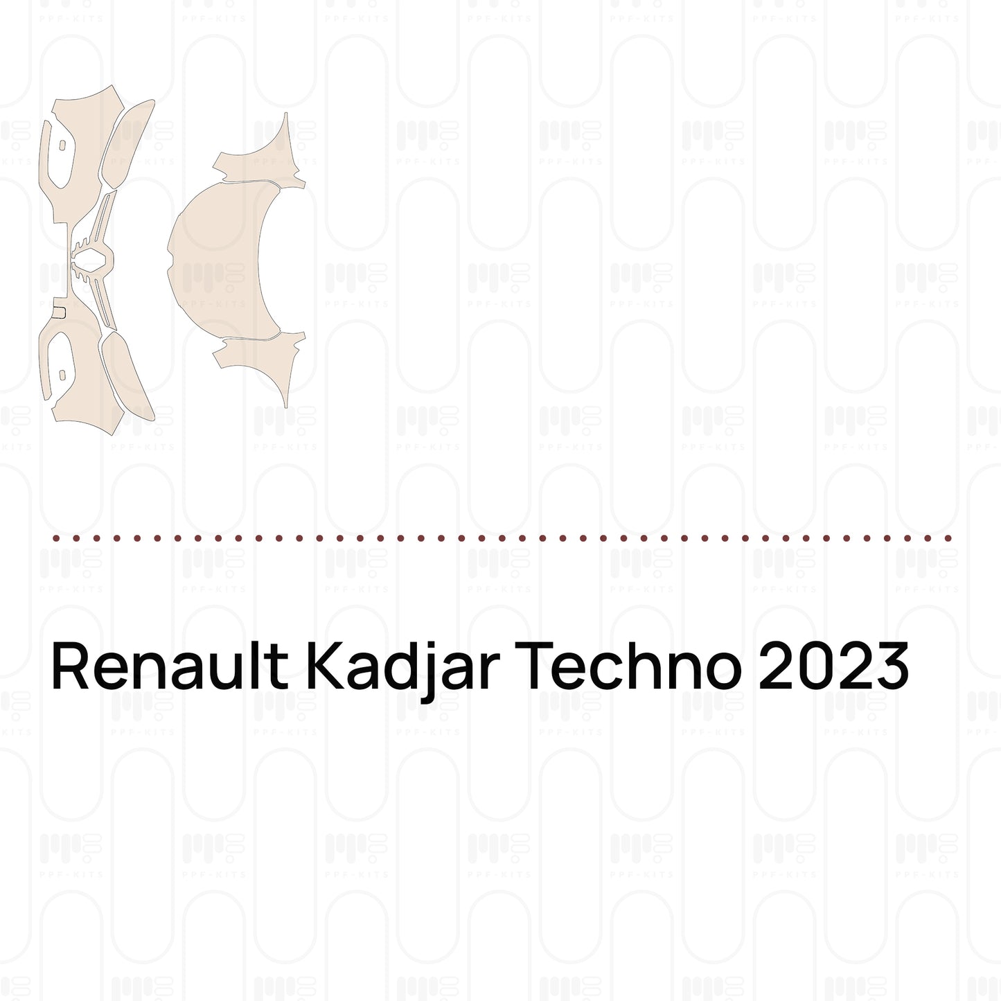 Voorgesneden PPF Renault Kadjar Techno 2023