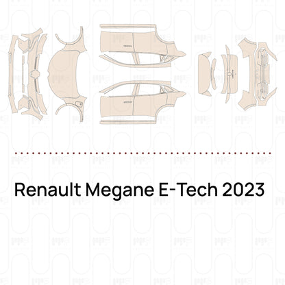 Voorgesneden PPF Renault Megane E-Tech 2023