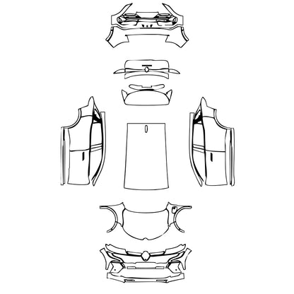 Pre-Cut PPF Renault Megane E-Tech 2025 - PPF-Kits