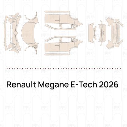 Voorgesneden PPF Renault Megane E-Tech 2026