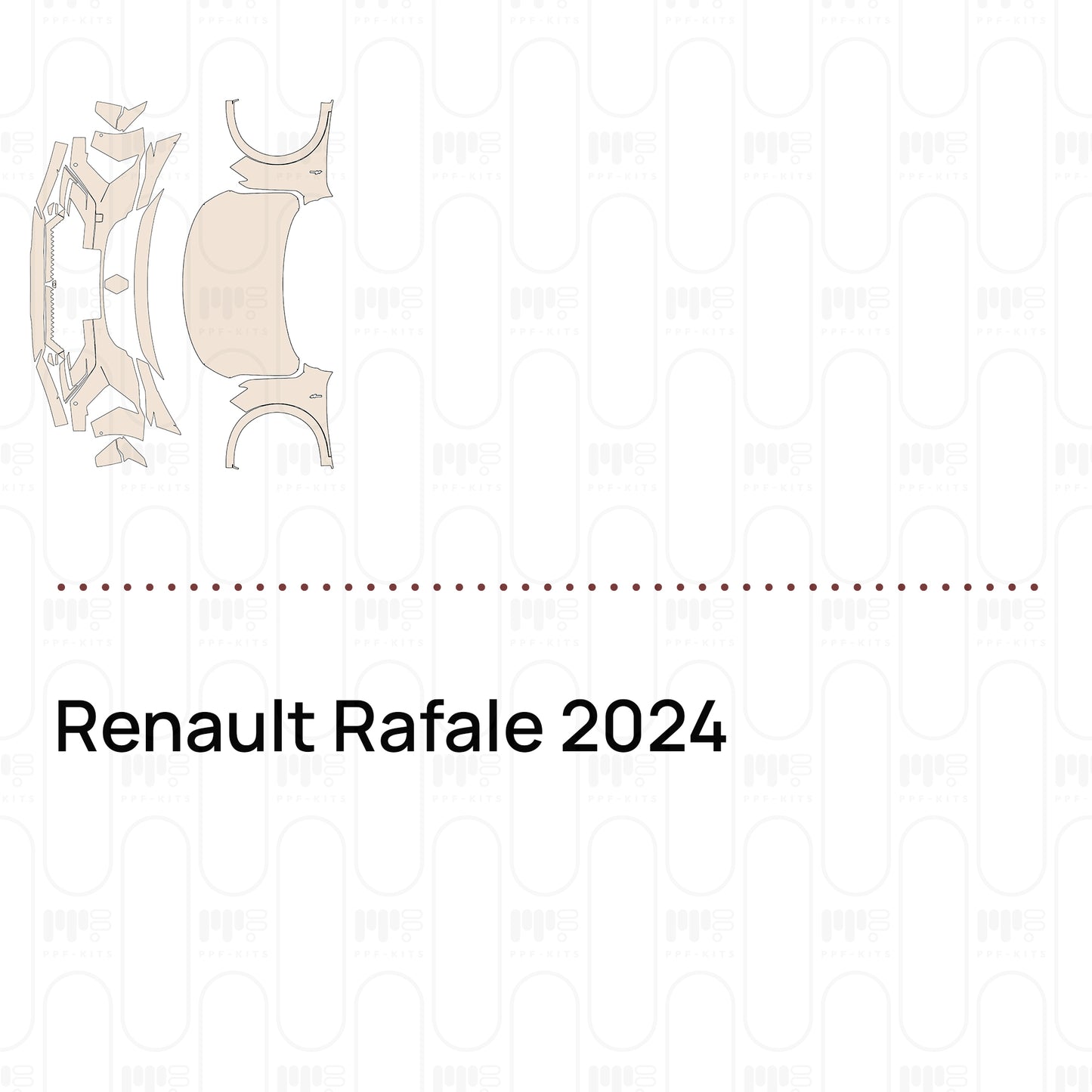 Voorgesneden PPF Renault Rafale 2024