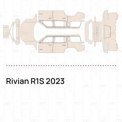 Voorgesneden PPF Rivian R1S 2023