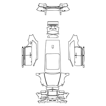 Pre-Cut PPF Rolls-Royce Cullinan 2021 - PPF-Kits