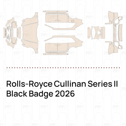 Voorgesneden PPF Rolls-Royce Cullinan Series II Black Badge 2026